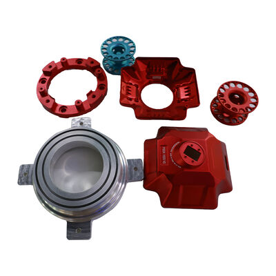 High Precision CNC Machining Parts in Anodized Aluminum Fully Customizable for Industrial Applications