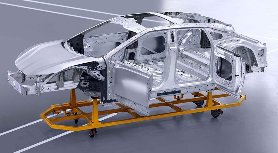 Precision Plastic CNC Car Model Prototype Machining White